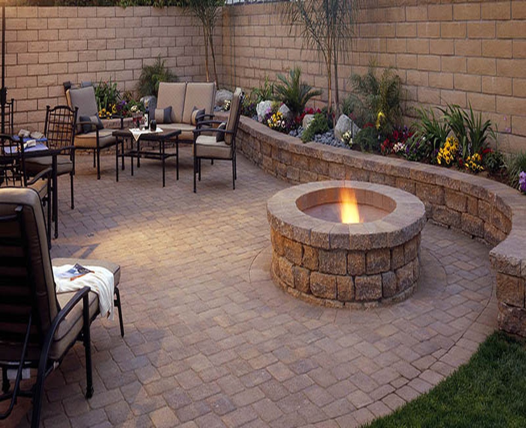 Paver fire pits installation by Stone Creek Hardscapes in Colorado